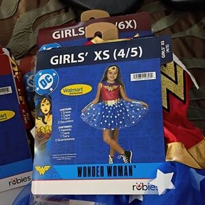 Rubie's Wonder Woman Kids Costume - Red, Blue, and Gold